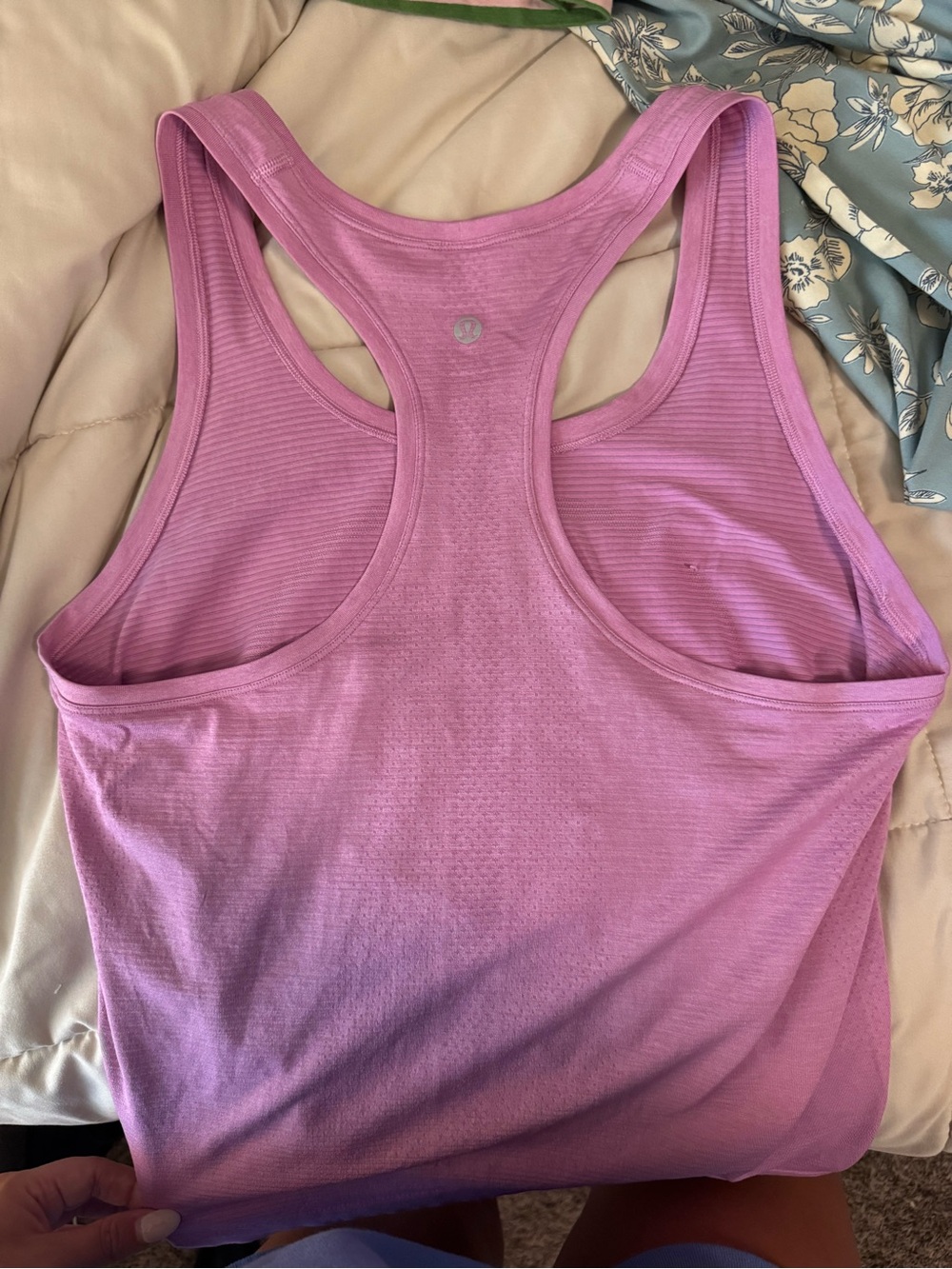 lululemon athletica Pink Racerback Tank Top